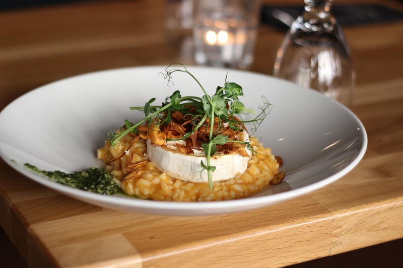 Creamy Risotto with Fried Shallots